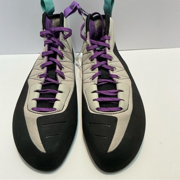 Adidas 5.10 Grandstone Climbing Shoes Men’s 10.5 Gray Purple New w/ Tags - Picture 2 of 11